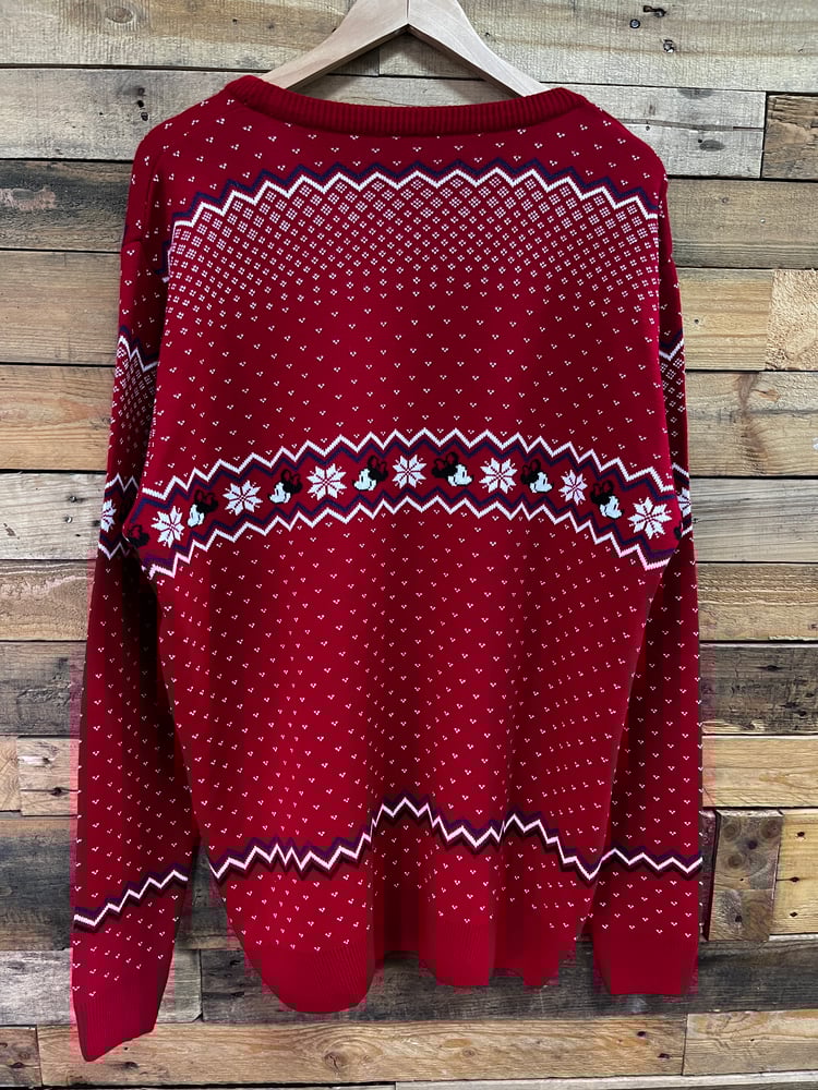 Image of Officially Licensed Minnie Mouse Fairisle Knitted Jumper