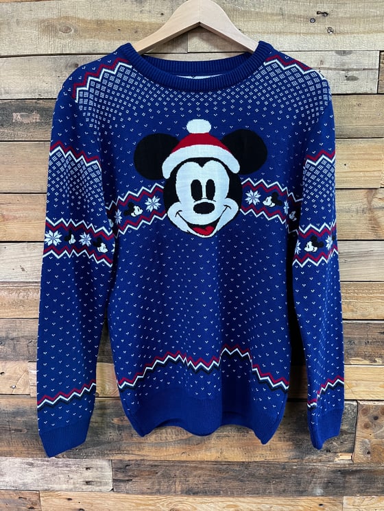 Image of Officially Licensed Mickey Mouse Fairisle Knitted Jumper