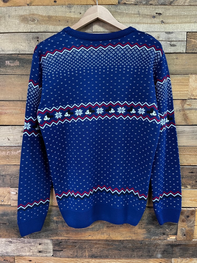 Image of Officially Licensed Mickey Mouse Fairisle Knitted Jumper