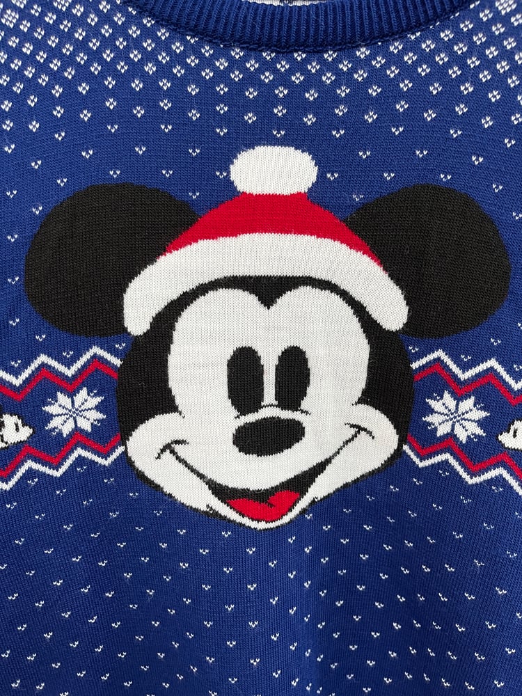 Image of Officially Licensed Mickey Mouse Fairisle Knitted Jumper