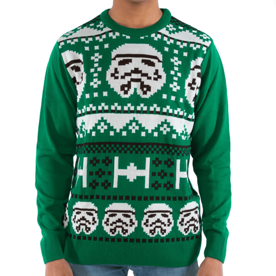 Image of Officially Licensed Green Stormtrooper Knitted Jumper