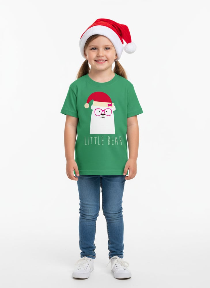 Image of Little Bear Family Christmas Tee