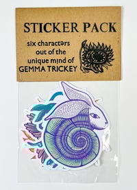 Image 3 of Wyrd Beasts die cut sticker pack