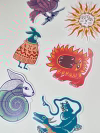 Image 5 of Wyrd Beasts die cut sticker pack