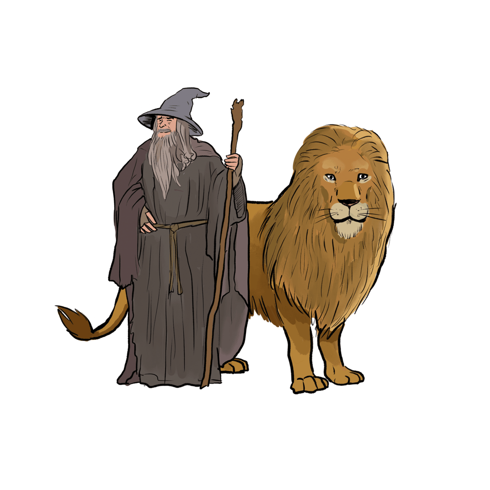 Image of The Lion and the Wizard