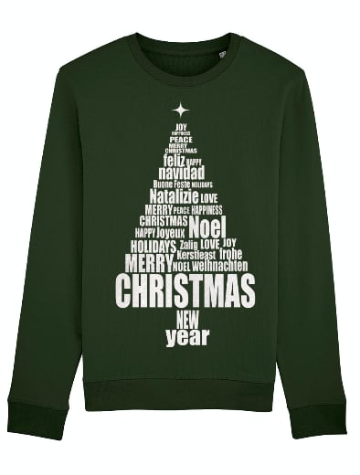 Image of Christmas Tree New Year Noel Printed Sweatshirt