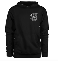 Image 1 of Hoodie SJ White Embroidered 