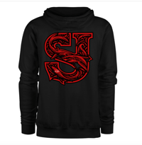 Image 1 of Copy of  Hoodie SJ Teal Embroidered 