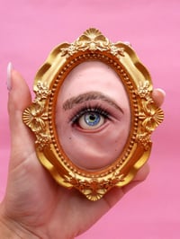 Image 1 of Pop Surreal Eye Framed Sculpture