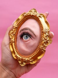 Image 3 of Pop Surreal Eye Framed Sculpture