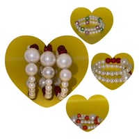 Image 4 of Shimmering Pearl Wrap Bracelets with Sparkling Beads