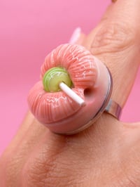 Image 3 of Pop Surreal Mouth with Chupa Chups Lollipop Ring