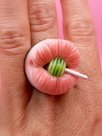 Image 5 of Pop Surreal Mouth with Chupa Chups Lollipop Ring