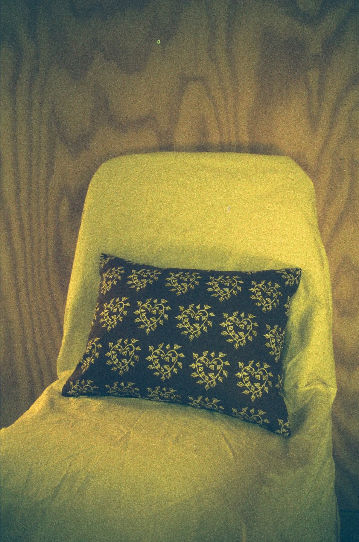 Image of Rectangle Ivy Hearts cushion