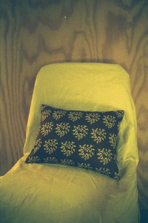 Image of Rectangle Ivy Hearts cushion