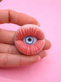 Image 3 of Pop Surreal Mouth with Eye Phone Charm