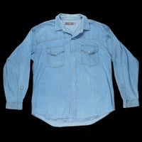 Image 2 of Walker blue denim shirt