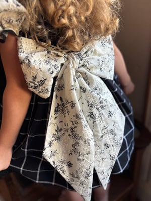 Image of Pre order Black and Cream Jumper Dress
