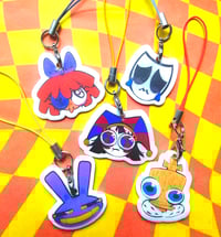 Image 1 of Digital Circus Phone Charms