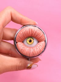 Image 2 of Pop Surreal Mouth with Eye Pill Box I