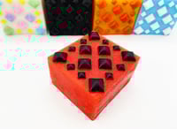 Image 1 of DARK DESIRES- Dark Fruit Floral Scent-1 bar, over 5 oz. Heavy Metal Spring Soap