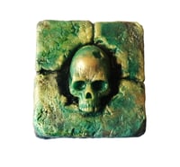 Image 1 of I want your SKULL - LIMITED EDITION Gilded Emerald- Celtic Skull Soap, 9 oz. Bath Sabbath Exclusive