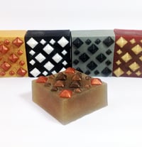 Image 1 of Brown Leafed Vertigo - Autumn Leaves Soap -1 bar, over 5 oz. Heavy Metal Halloween Soap