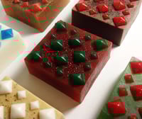 Image 2 of BLACK XMAS - Spiced Cranberry Orange -1 bar, over 5 oz. Heavy Metal Holiday Soap