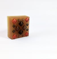 Image 2 of Brown Leafed Vertigo - Autumn Leaves Soap -1 bar, over 5 oz. Heavy Metal Halloween Soap