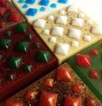 Image 3 of BLACK XMAS - Spiced Cranberry Orange -1 bar, over 5 oz. Heavy Metal Holiday Soap