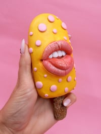 Image 2 of Surreal Ice Cream Bar Sculpture with Mouth