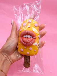Image 4 of Surreal Ice Cream Bar Sculpture with Mouth