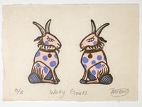 Image 4 of Wally Goats Miniprint