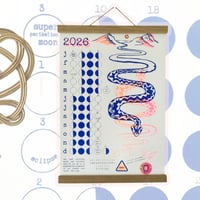 Image 3 of 2026 Moon  Phase Calendar/Sherbet Fountain
