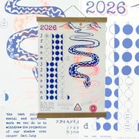 Image 1 of 2026 Moon  Phase Calendar/Sherbet Fountain