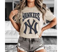 Image 1 of Yankees bling Shirt 
