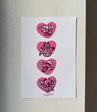 Image 3 of Love Bullet Mini Print and stickers