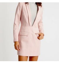 Image 1 of CHOOSY- PLAID Pink Blazer Dress