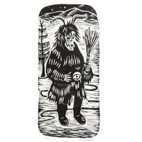 Image 1 of Krampus - Original Lino Print