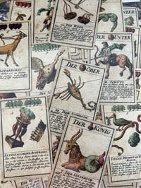 Image 1 of Superbe fac-similé rare! (Musée Fournier 2004) du jeu de cartes Astronomique, Allemagne 1719.
