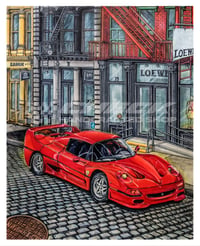 Image 2 of FREE US SHIPPING! 🔥 A corner of Soho in the dream 😪 - Giclée Art Print
