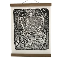 Image 3 of Offline : handprinted lino