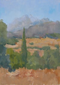 La sierra de Madrid (18x13cm)