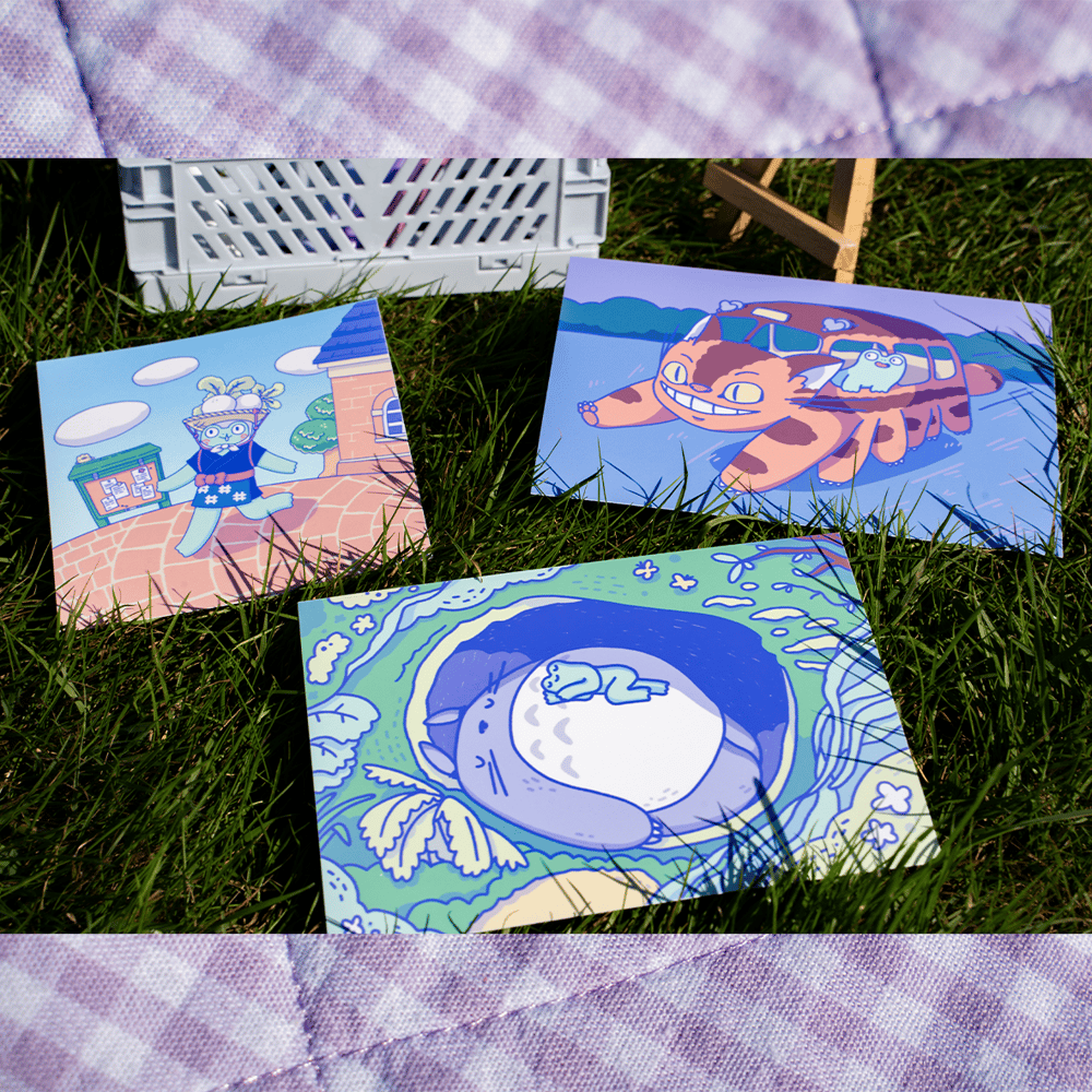 Image of Postcard Prints Studio Catbus