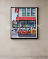 Image 1 of FREE US SHIPPING! 🔥 NYC Daily 🐶 Mini Cooper - Giclée Art Print