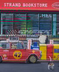 Image 3 of FREE US SHIPPING! 🔥 NYC Daily 🐶 Mini Cooper - Giclée Art Print