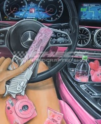 Image 4 of FREE US SHIPPING! 🔥  Don't play with Pink, You Punk! 💘 - Giclée Art Print