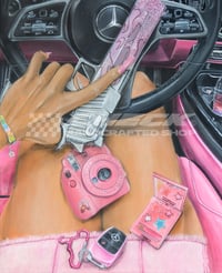 Image 3 of FREE US SHIPPING! 🔥  Don't play with Pink, You Punk! 💘 - Giclée Art Print