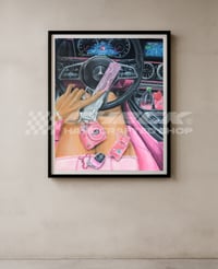 Image 1 of FREE US SHIPPING! 🔥  Don't play with Pink, You Punk! 💘 - Giclée Art Print