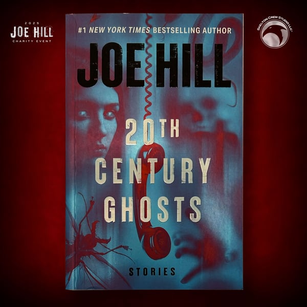 Image of JOE HILL 2025 CHARITY EVENT 1: SIGNED/DOODLED 20th Century Ghosts 20th Anniv. Ed. TPB!